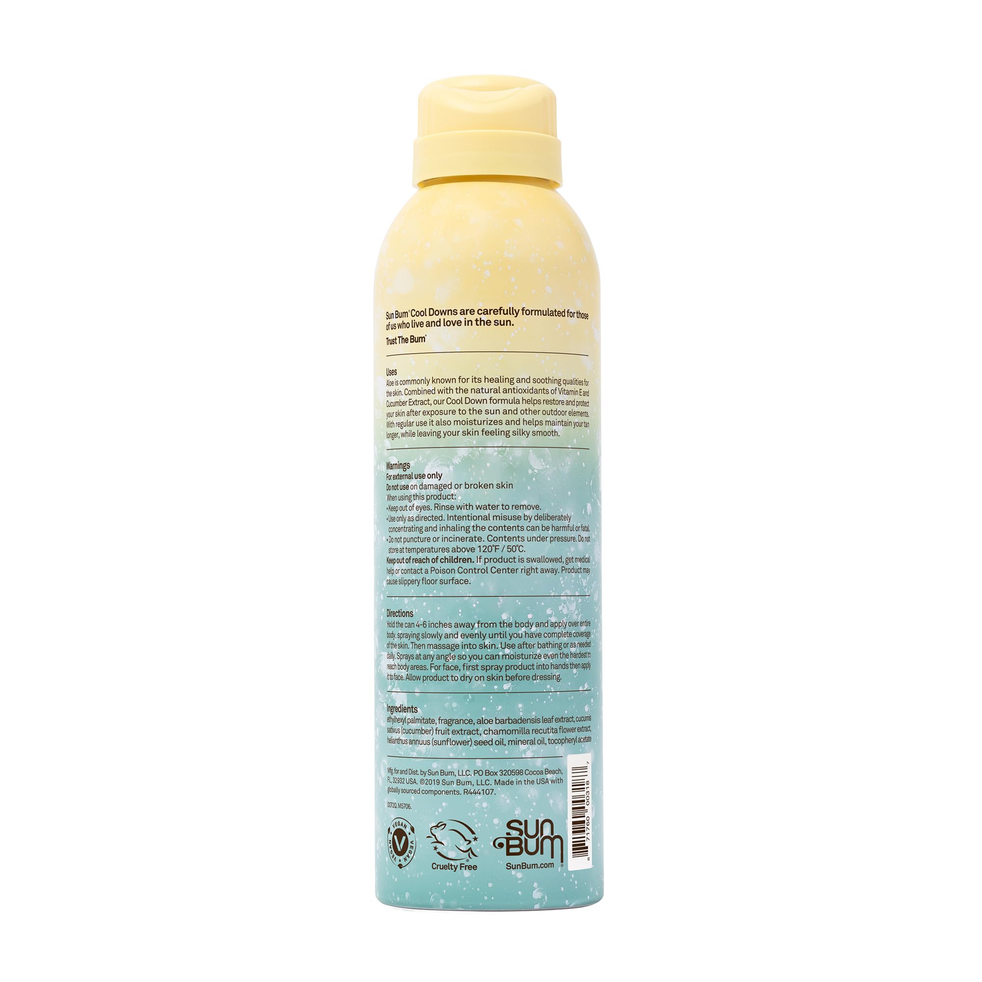 Routine estivale Sun Bum pour soin après soleil pratique