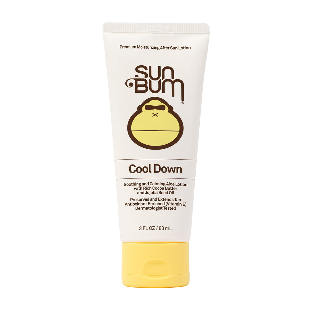 Sun Bum Cool Down Aloe Vera Lotion – bouteille pratique et hydratation rapide.