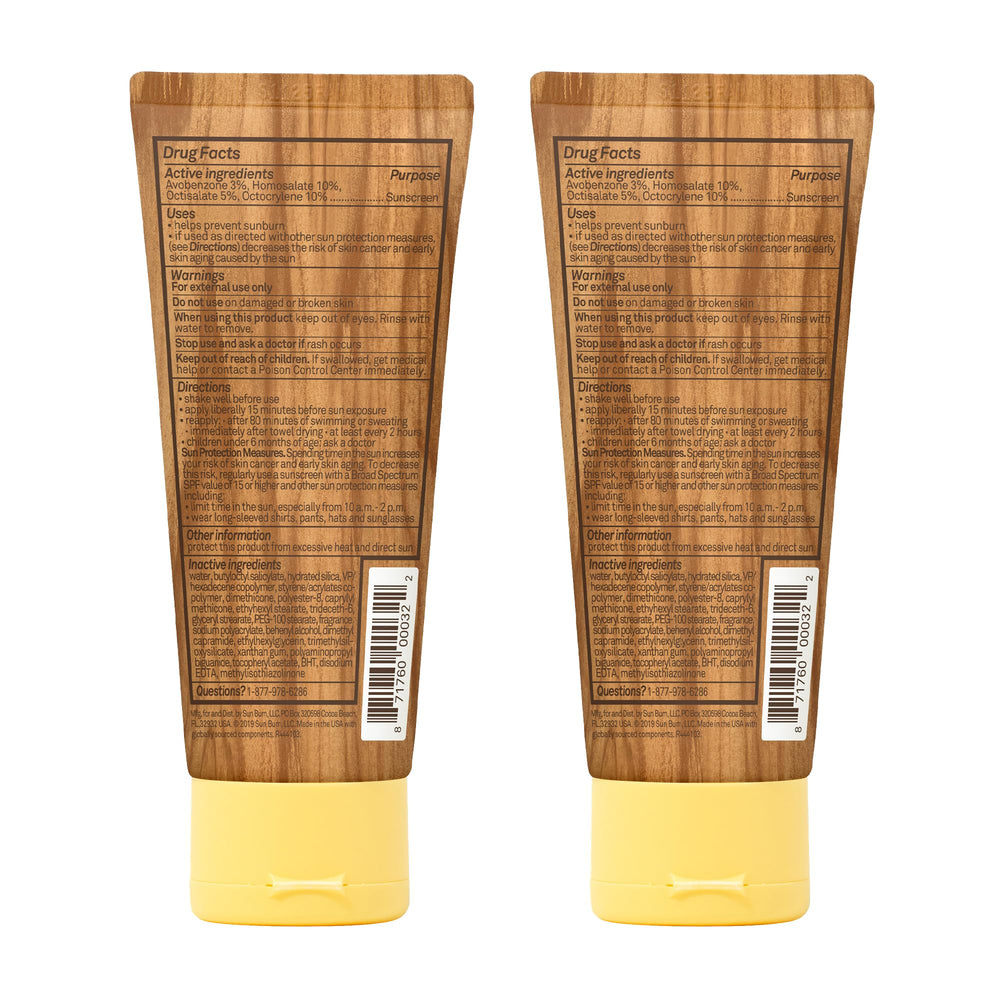 Sun Bum emballage vegan et durable, conforme Hawaii 104 Act pour l'extérieur.