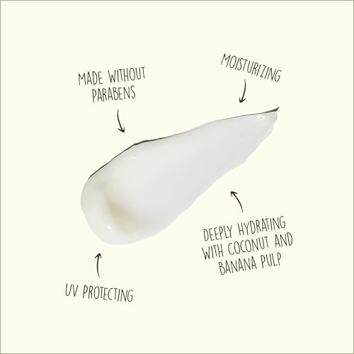Huile de coco Sun Bum, ingrédient nourrissant pour cheveux.