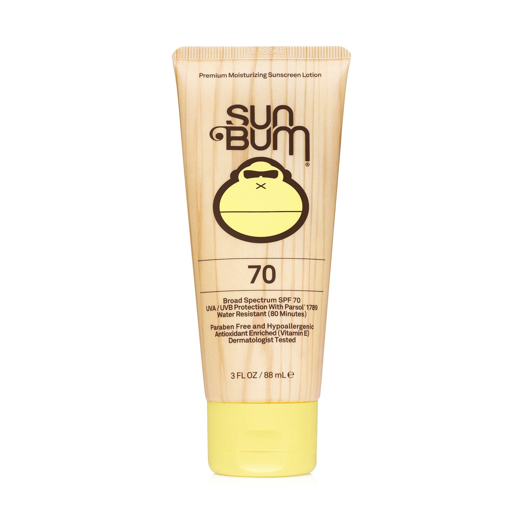 Sun Bum Original SPF 70 sur peau, texture légère et hydratante.