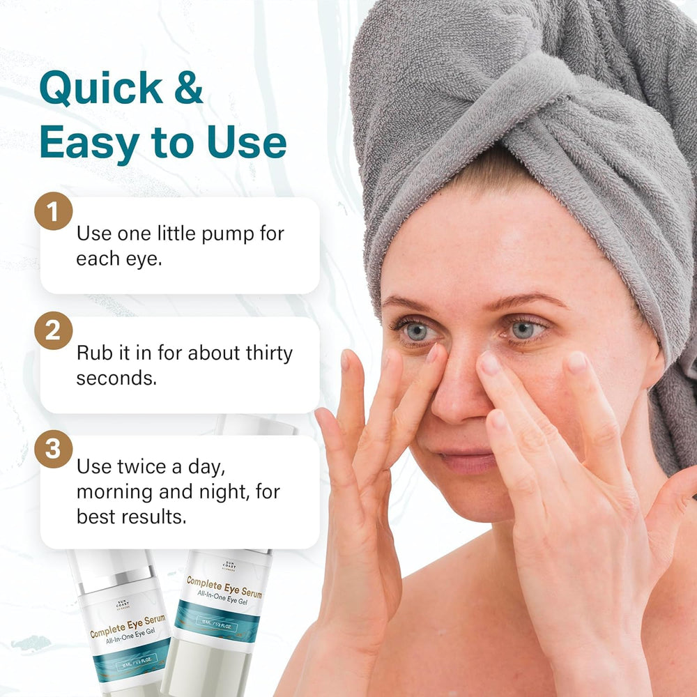 SUN COAST SCIENCES sérum yeux ingredients naturels – formulation douce et sans agressifs