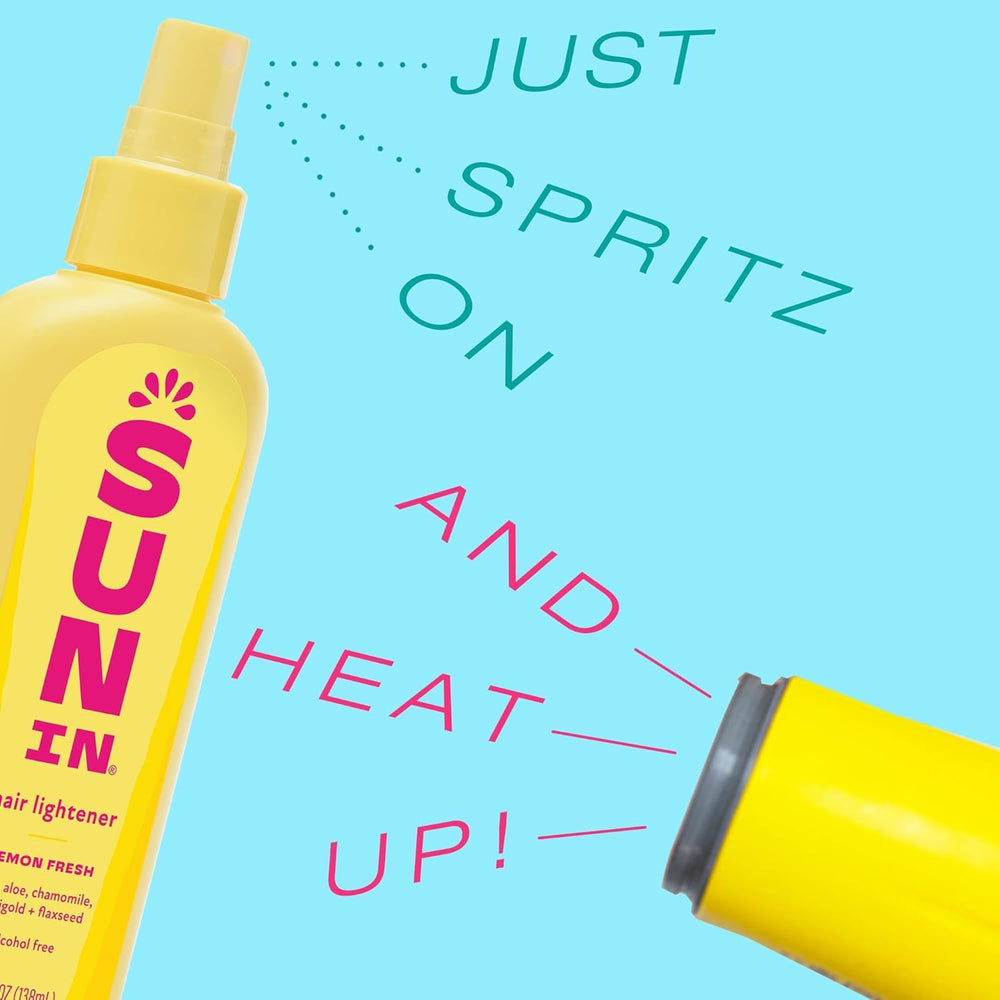 Résultat blond soleil Sun-In – look estival et lumineux.