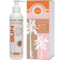 Sun Laboratories par Giesee – lotion bronzante sans soleil ultra foncée pour teint uniforme
