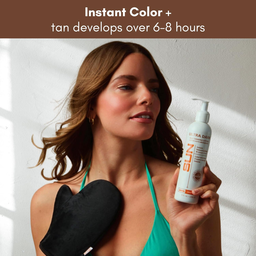 Sun Laboratories par Giesee – teinte ultra foncée et parfum agréable