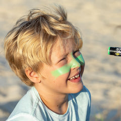 Sun Zapper Stick vert oxyde zinc corps protection UV durable