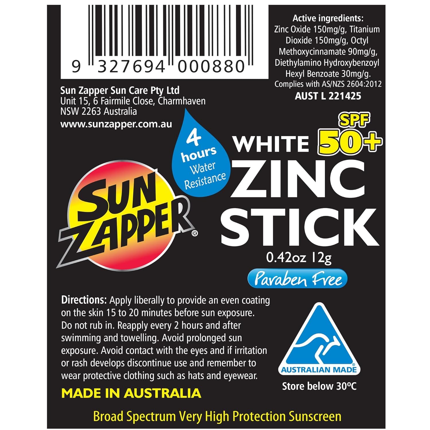 Sun Zapper sunscreen stick at the beach highlights versatile outdoor use