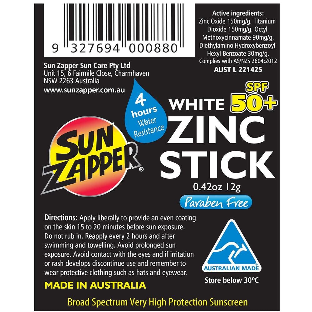 Sun Zapper sunscreen stick at the beach highlights versatile outdoor use