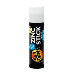 Sun Zapper sunscreen stick SPF 50+ packaging demonstrates mineral protection for all ages