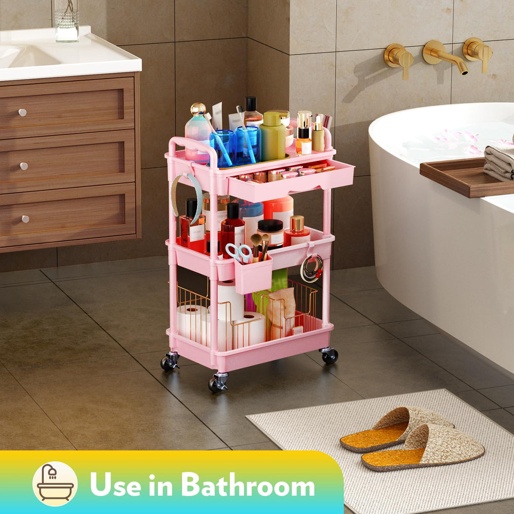 SUNALLY chariot-maquillage organisateur salon, parfait pour vanity et accessoires.