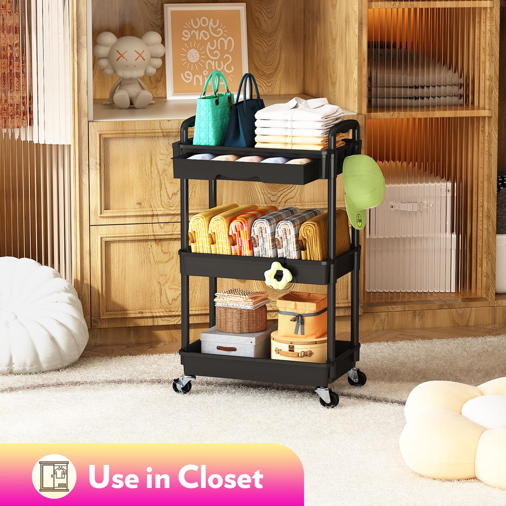 SUNALLY Chariot tiroir amovible pour trier lipsticks et mini accessoires.