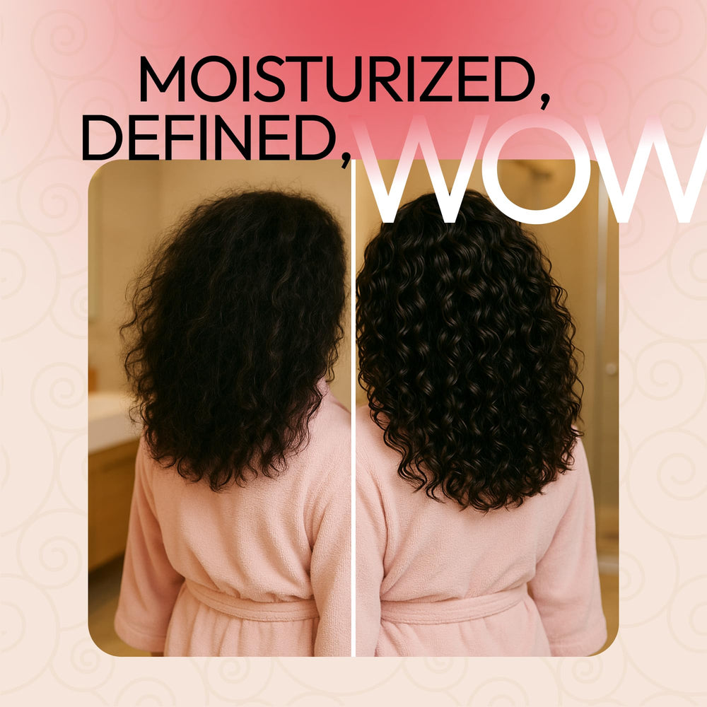 Sunatoria Crème Boucles Définies: anti-frizz et protection du cuticule en humidité élevée.