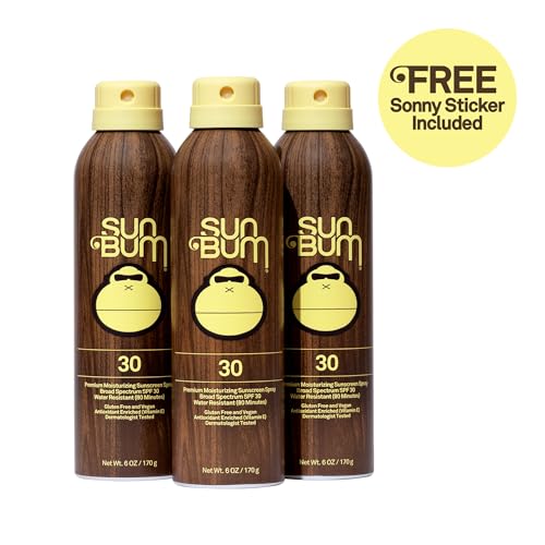 Sun Bum Original spray applique sur la peau pour hydrater et protéger sous le soleil.