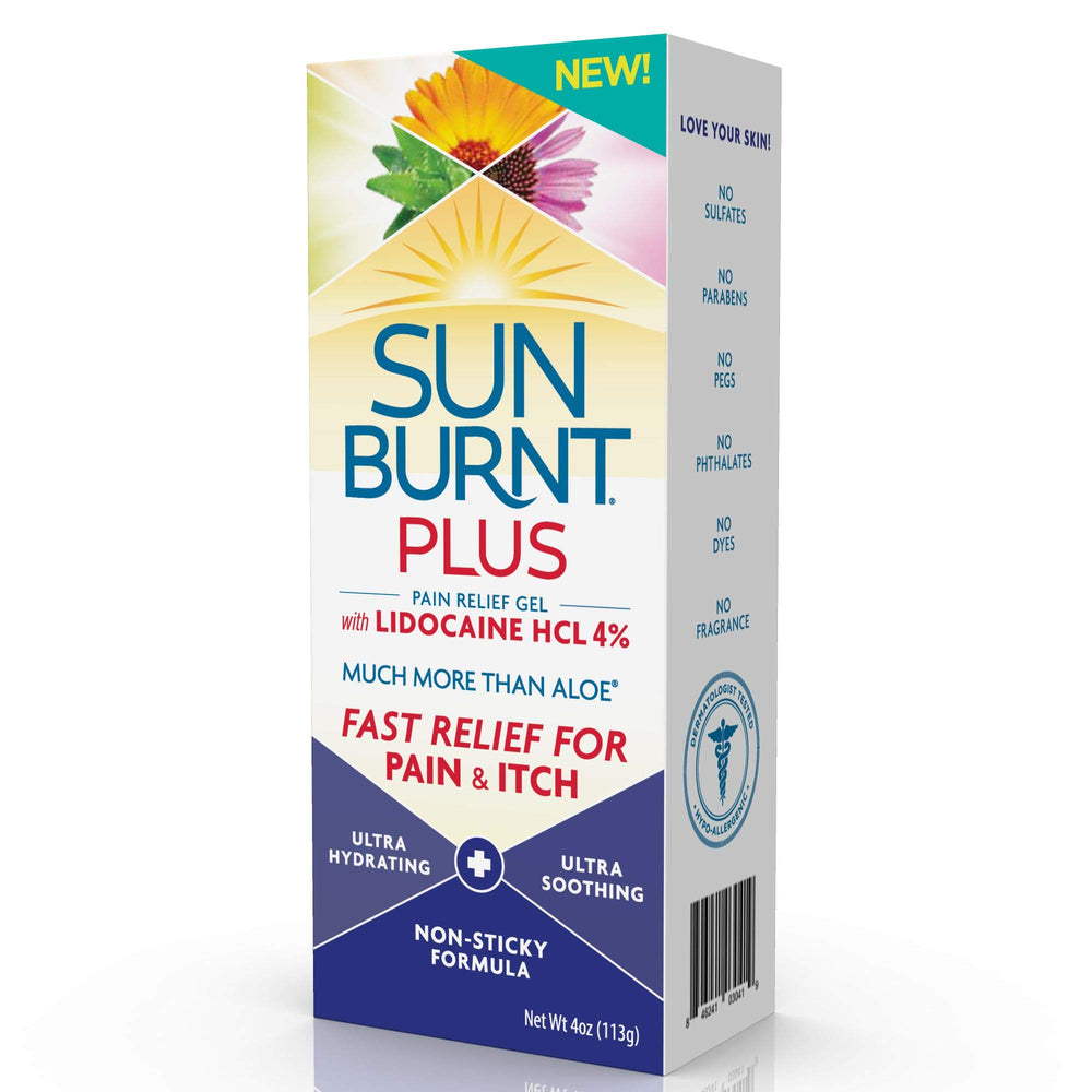 Sunburnt Plus Hydratation Intensive – Peau douce après exposition au soleil.