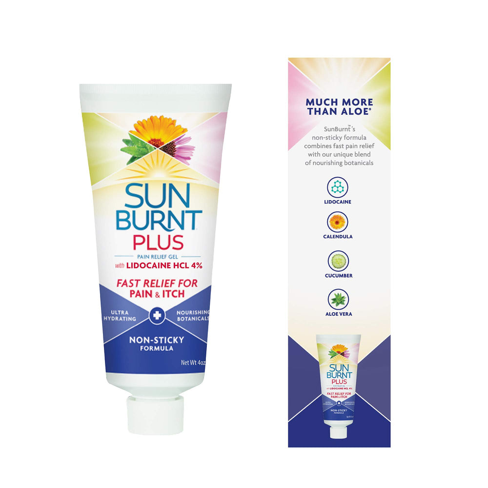 Sunburnt Plus Utilisations Courantes – Après soleil et irritations mineures.
