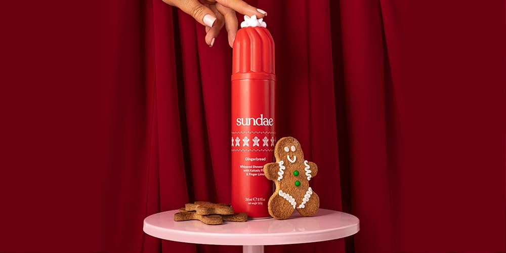 Sundae mousse-douche gingembre veloutée, texture légère prête à l’emploi.