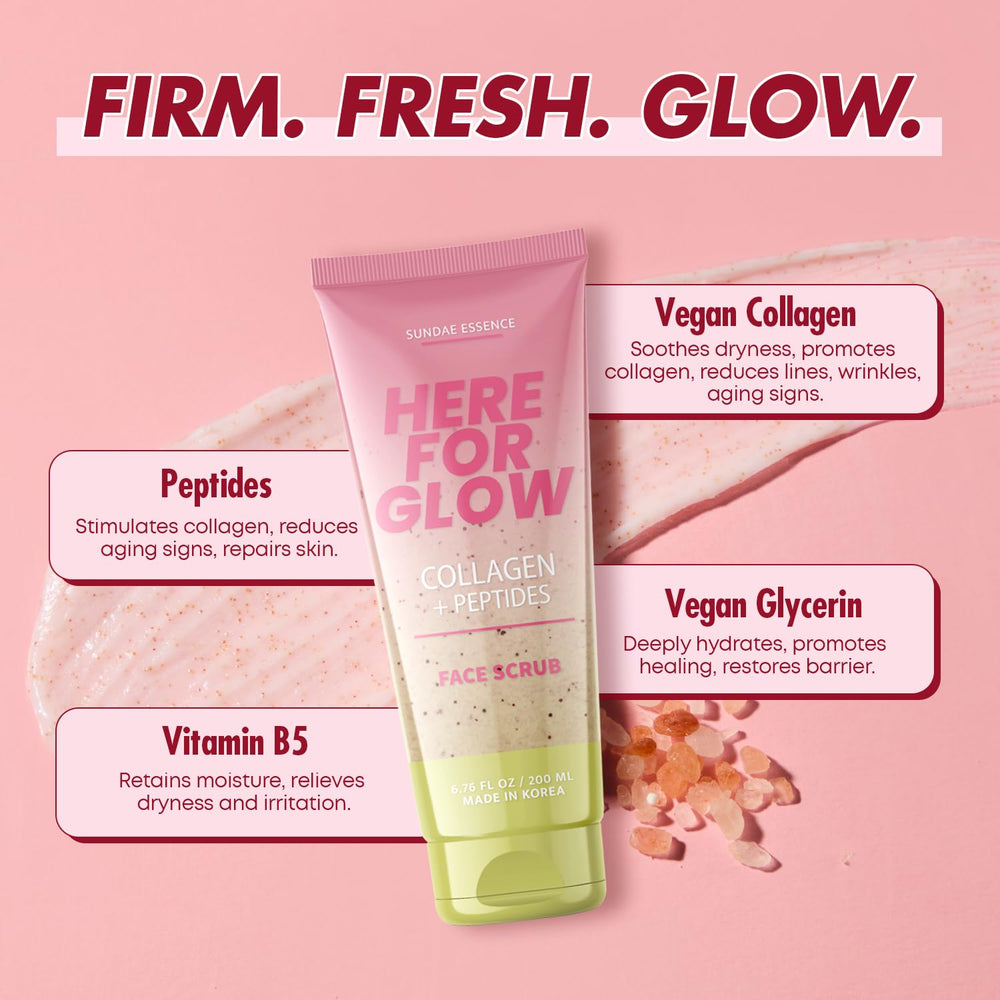 Sunday Essence gommage visage pot: emballage pratique pour une routine de beauté.