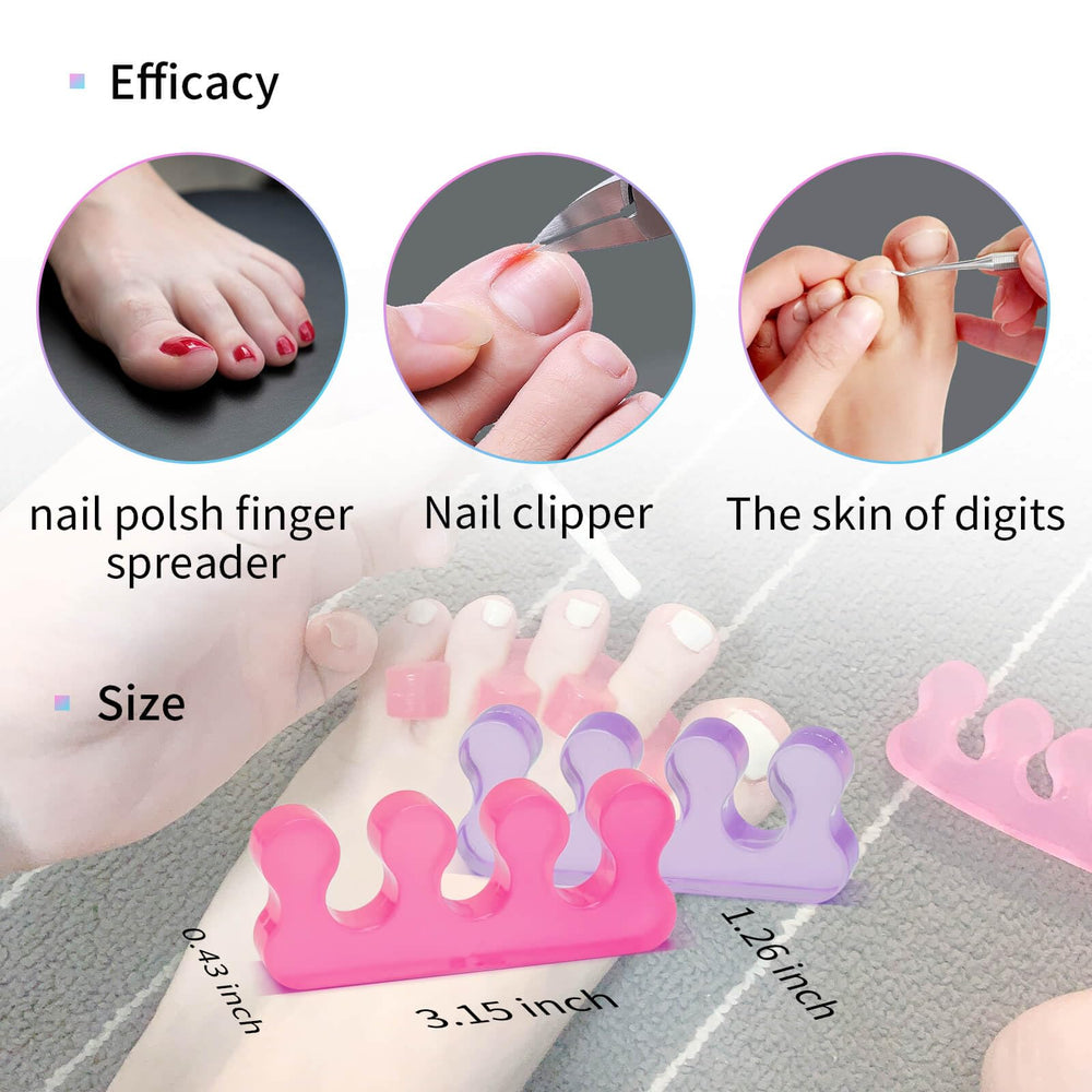 SunFATT séparateurs d'orteils, design ergonomique pour l'alignement des orteils.