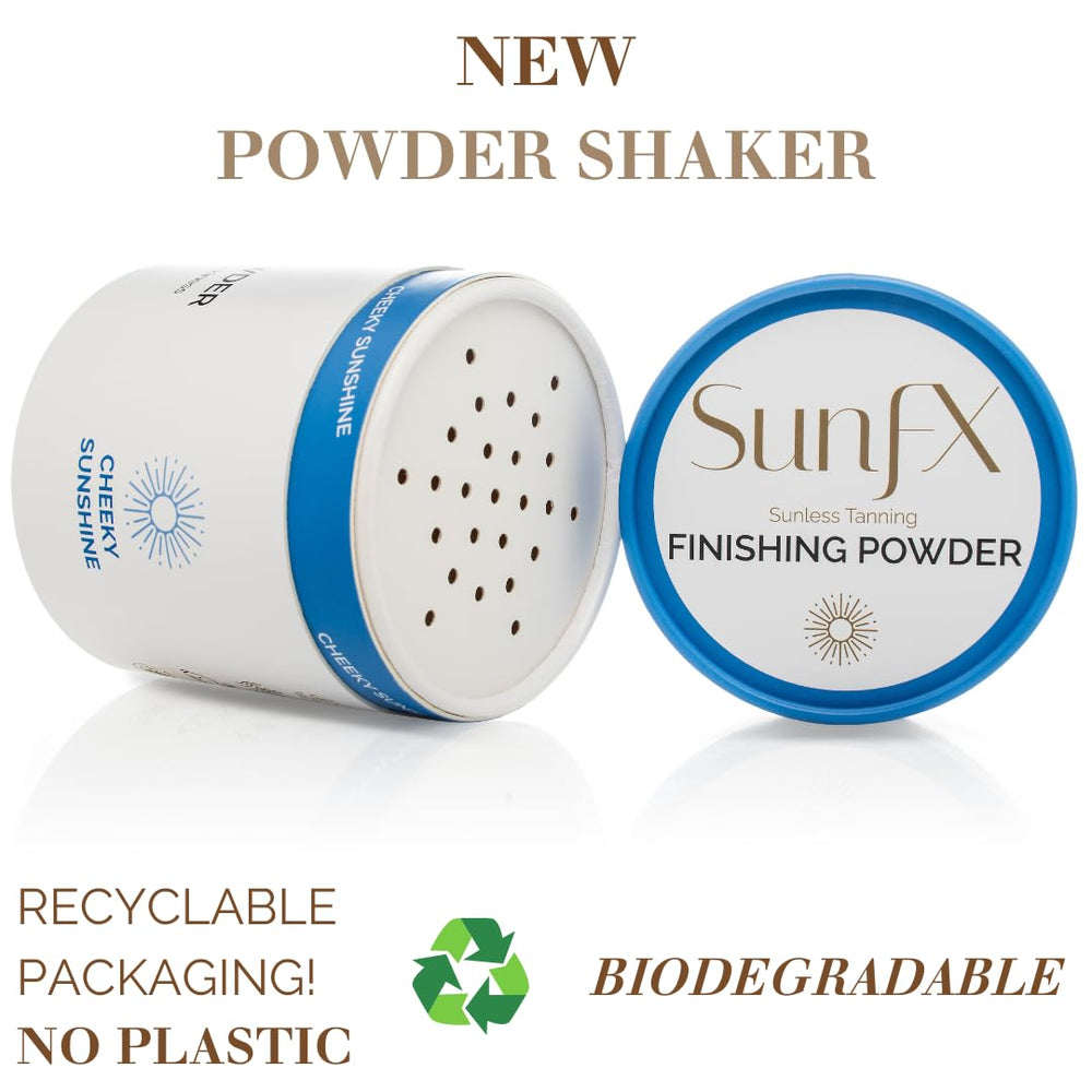SunFX Emballage Poudre Finissante Sans Talc idéal pour salon ou maison.