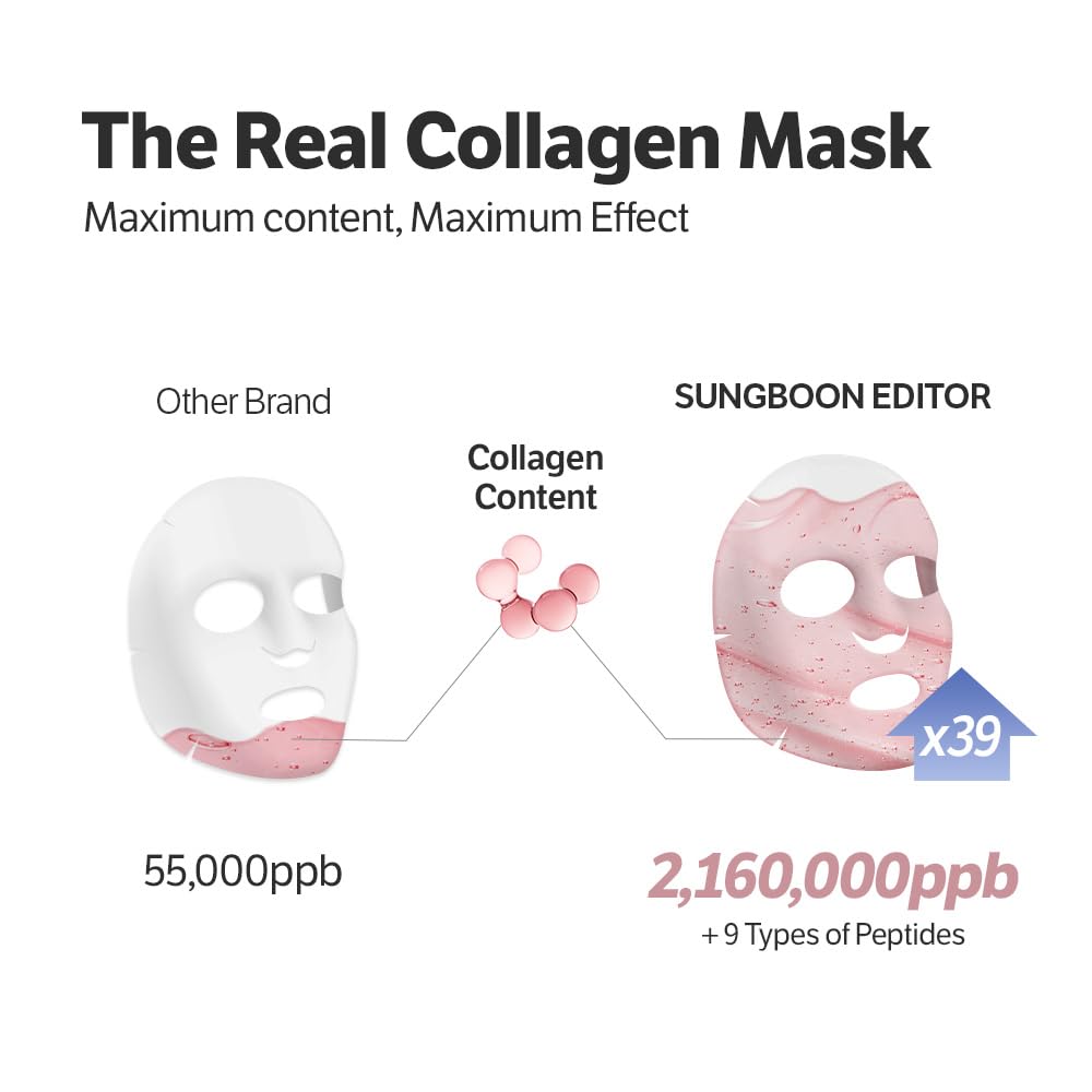 SUNGBOON EDITOR Masque – absorption rapide en 3 heures pour une peau prête au sommeil.