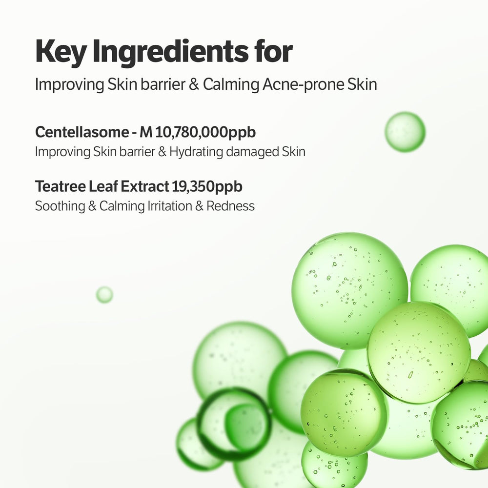 Extrait Tea Tree du masque SUNGBOON EDITOR ciblant imperfections et équilibre cutané