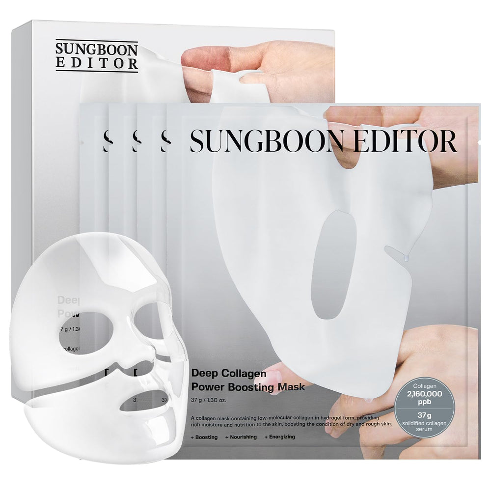 Masque SUNGBOON EDITOR collagène nocturne hydratant pour peau nourrie et souple