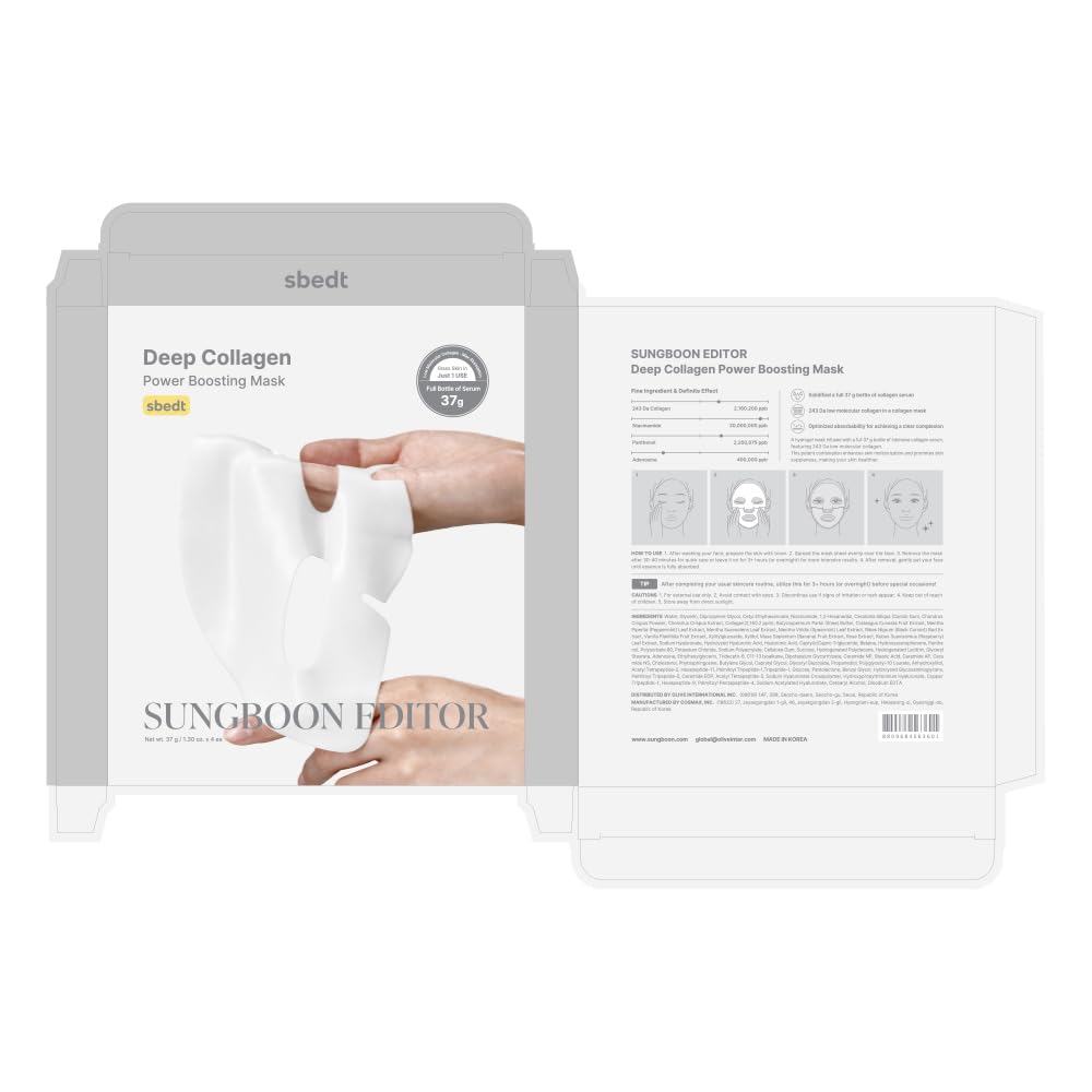 Masque SUNGBOON EDITOR rituel soin quotidien pour éclat nocturne