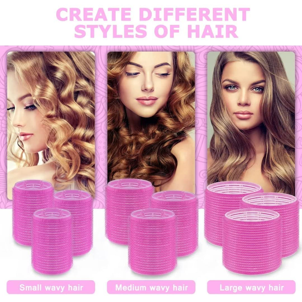 Rouleaux jumbo Sungenol rose pour volumiser les cheveux