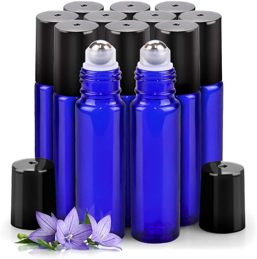 Bouteille Sungwoo roller 10 ml bleu prête pour une application précise