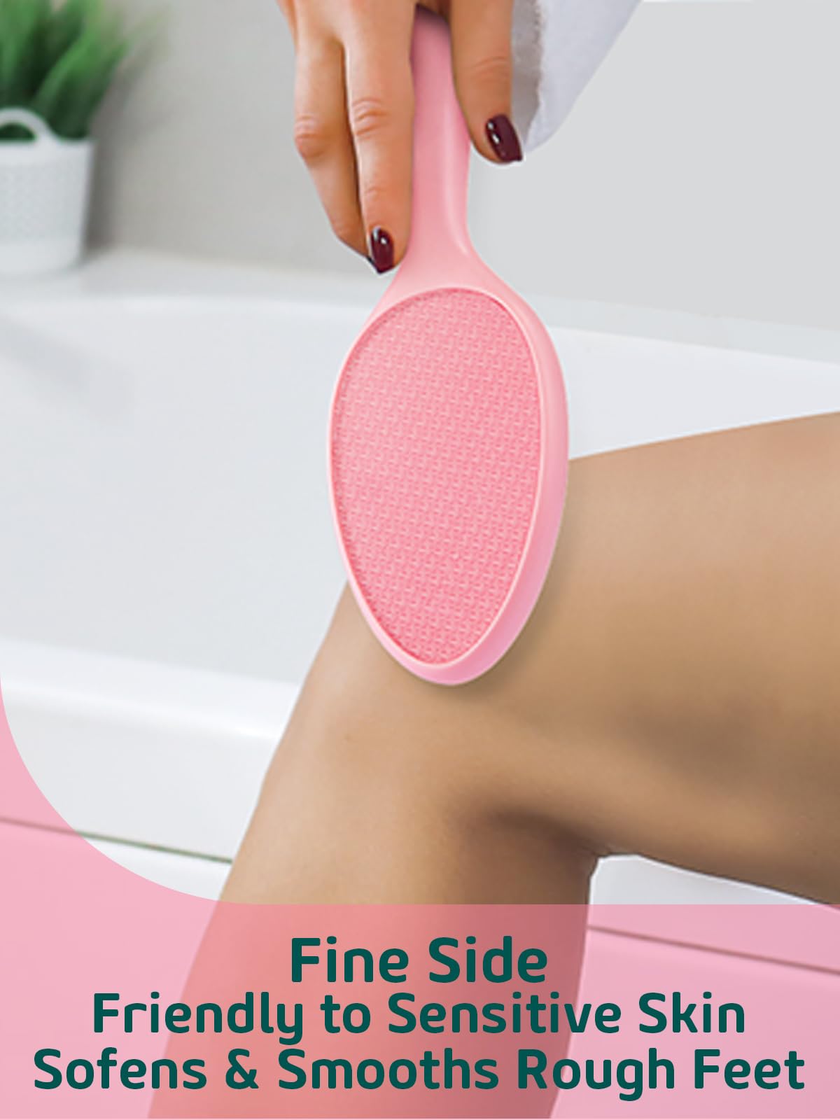 Sunivaca lime-pieds en verre 2 faces usage – pédicure rapide à domicile.