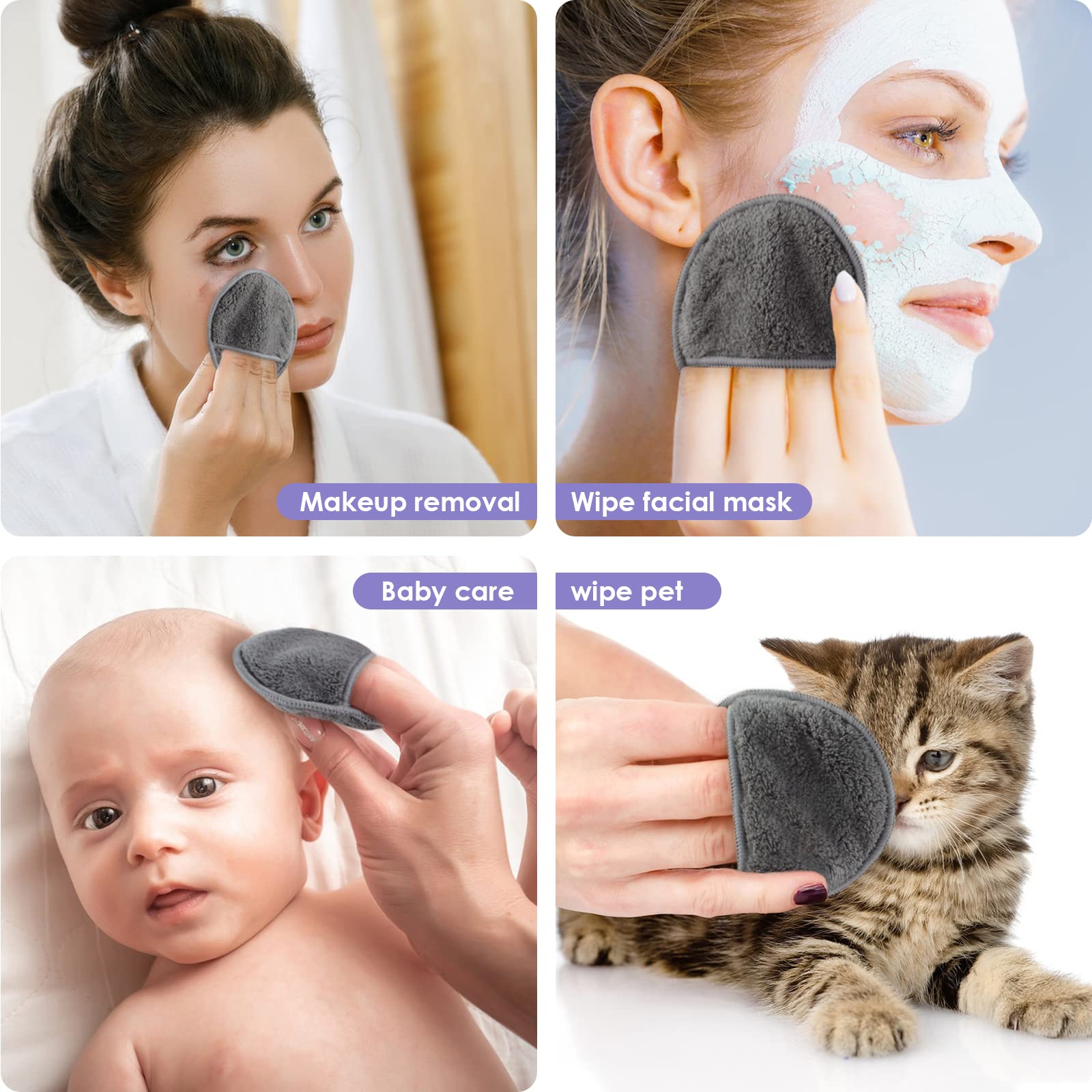 SUNLAND kit réutilisable pour réduire les déchets lors du démaquillage.