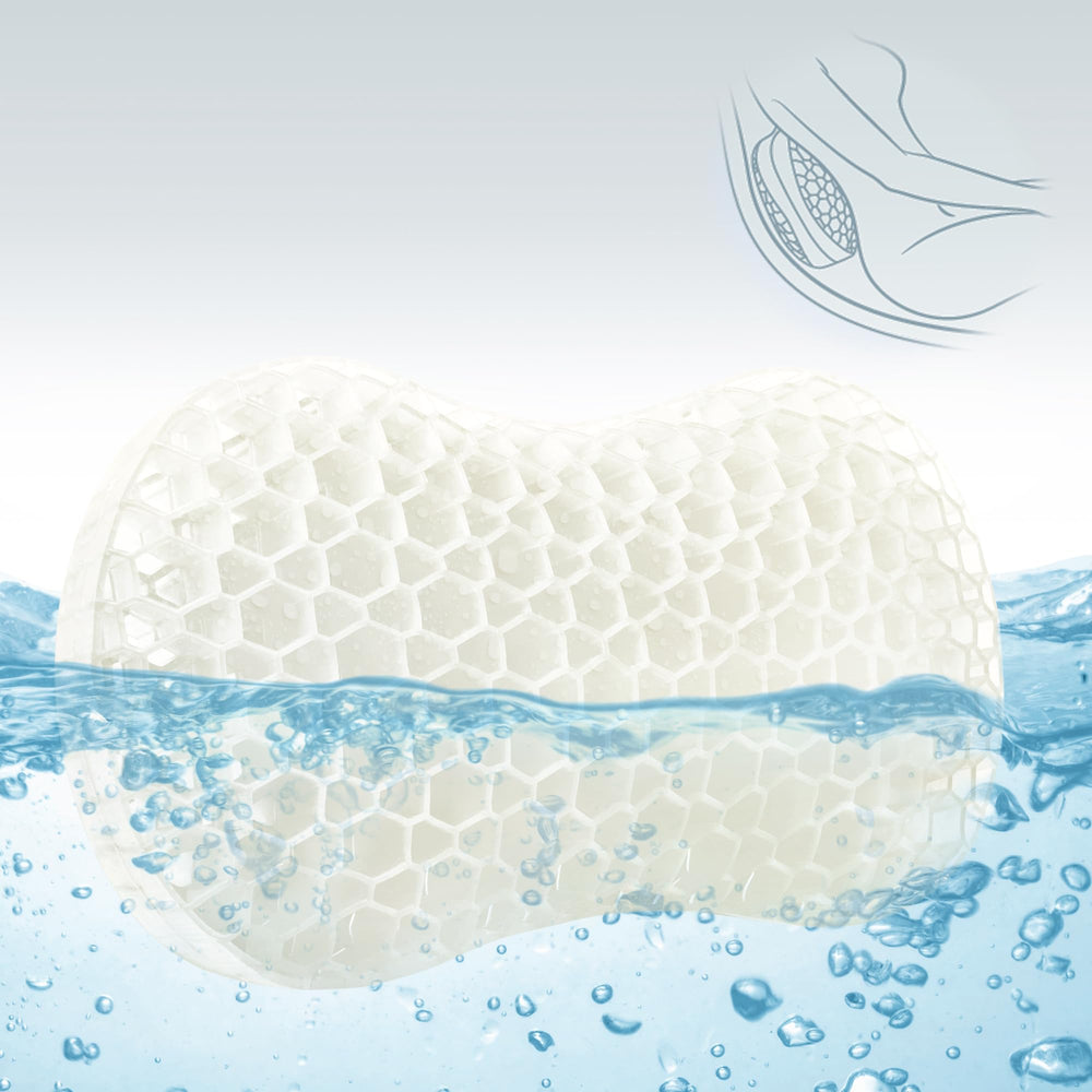 Sunlit Bath Jello, coussin lombaire pour baignoire, soutien dorsal confortable pendant l'immersion.