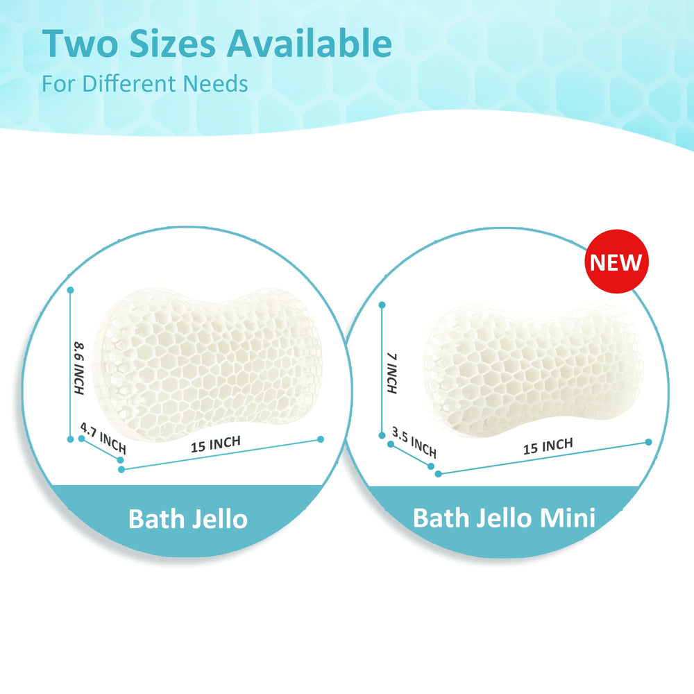 Sunlit Bath Jello: structure en nid-d'abeilles assurant soutien ferme et séchage rapide.