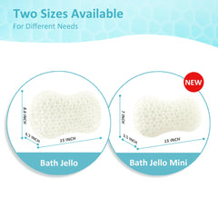 Sunlit Bath Jello: structure en nid-d'abeilles assurant soutien ferme et séchage rapide.
