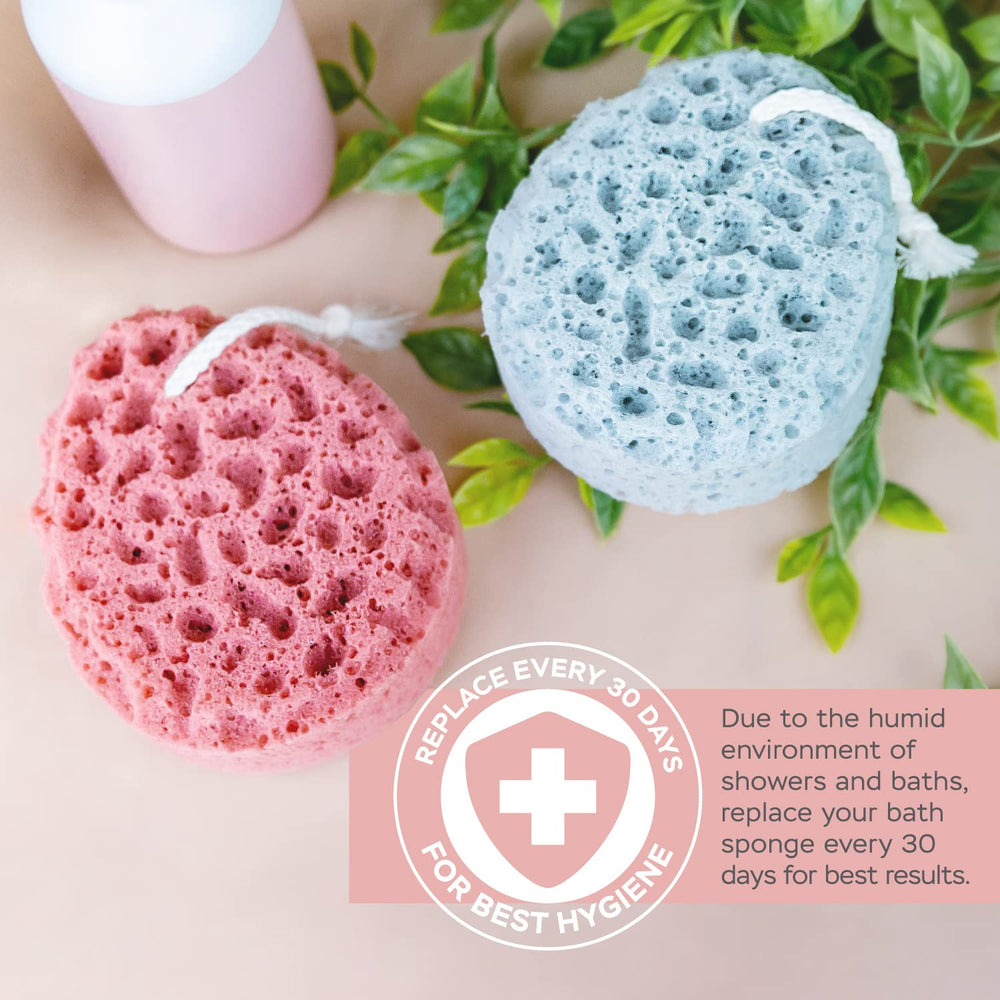 Sunlite Spongentle coloris naturels idéaux pour bain et douche.