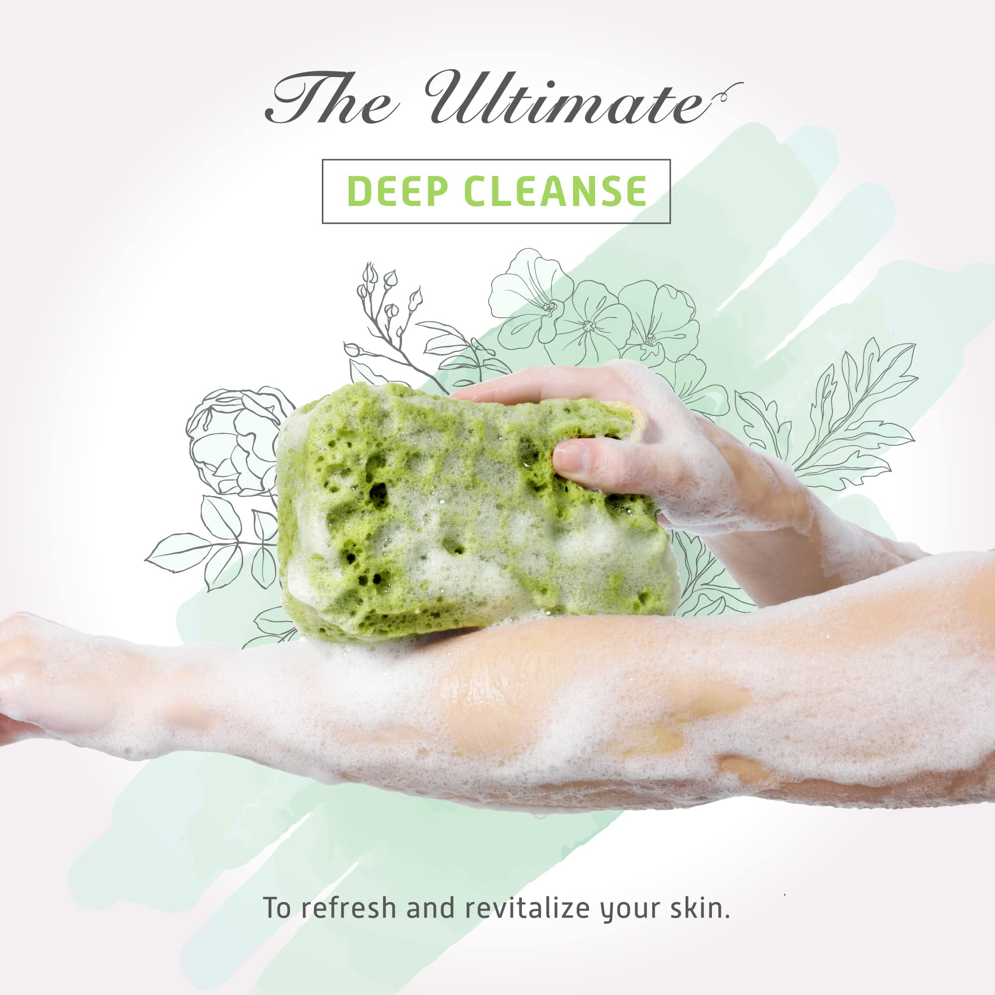 Sunlite Sports Spongentle : surface texturée pour exfoliation en profondeur.