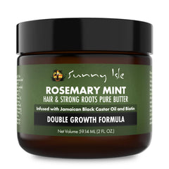 Sunny Isle Beurre Cheveux Romarin Menthe 2oz — soin nourrissant pour tous types de cheveux
