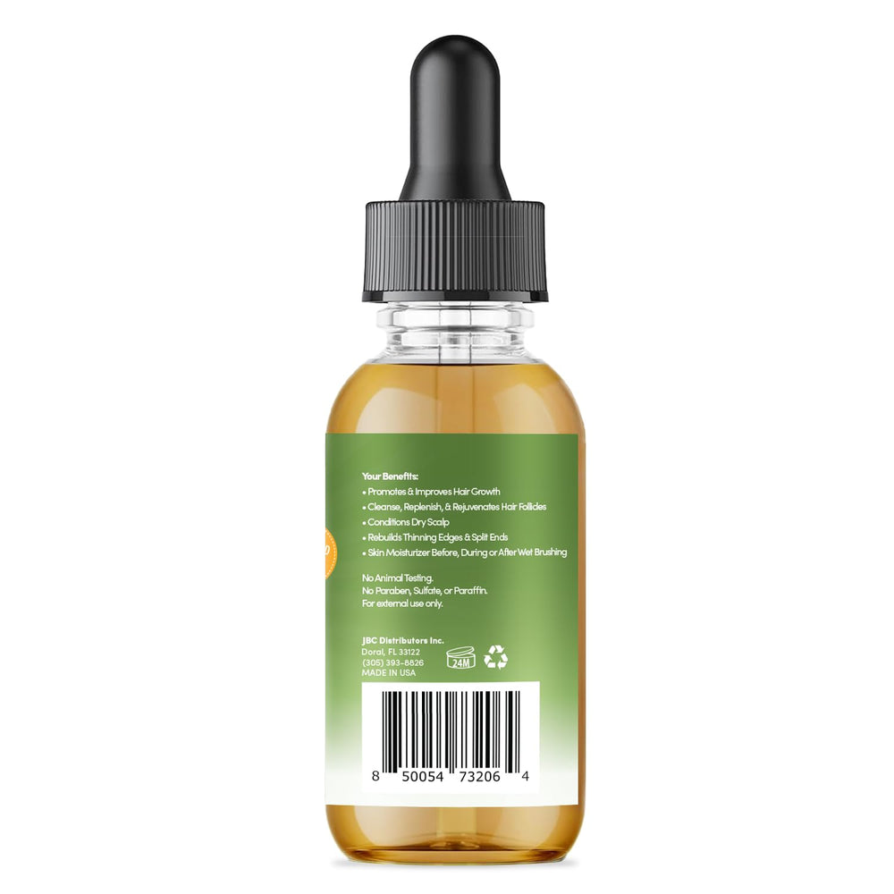 Sunny Isle huile cheveux romarin menthe lite — prêt à être utilisé avant un tissage.