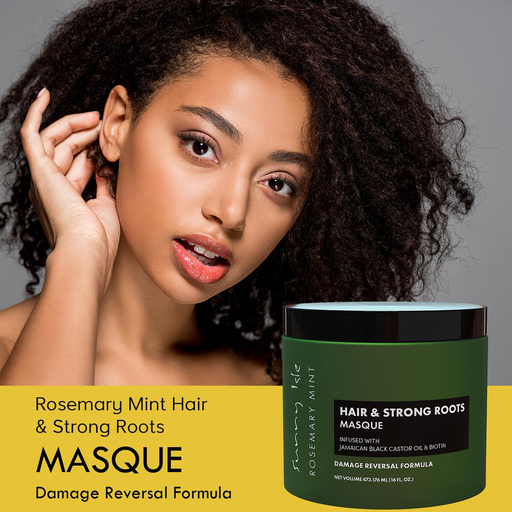 Sunny Isle masque cheveux application facile pour démêler et nourrir en profondeur