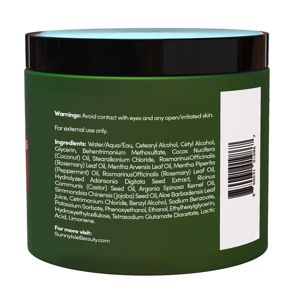 Sunny Isle masque cheveux menthe romarin: sensation fraîche et revitalisante