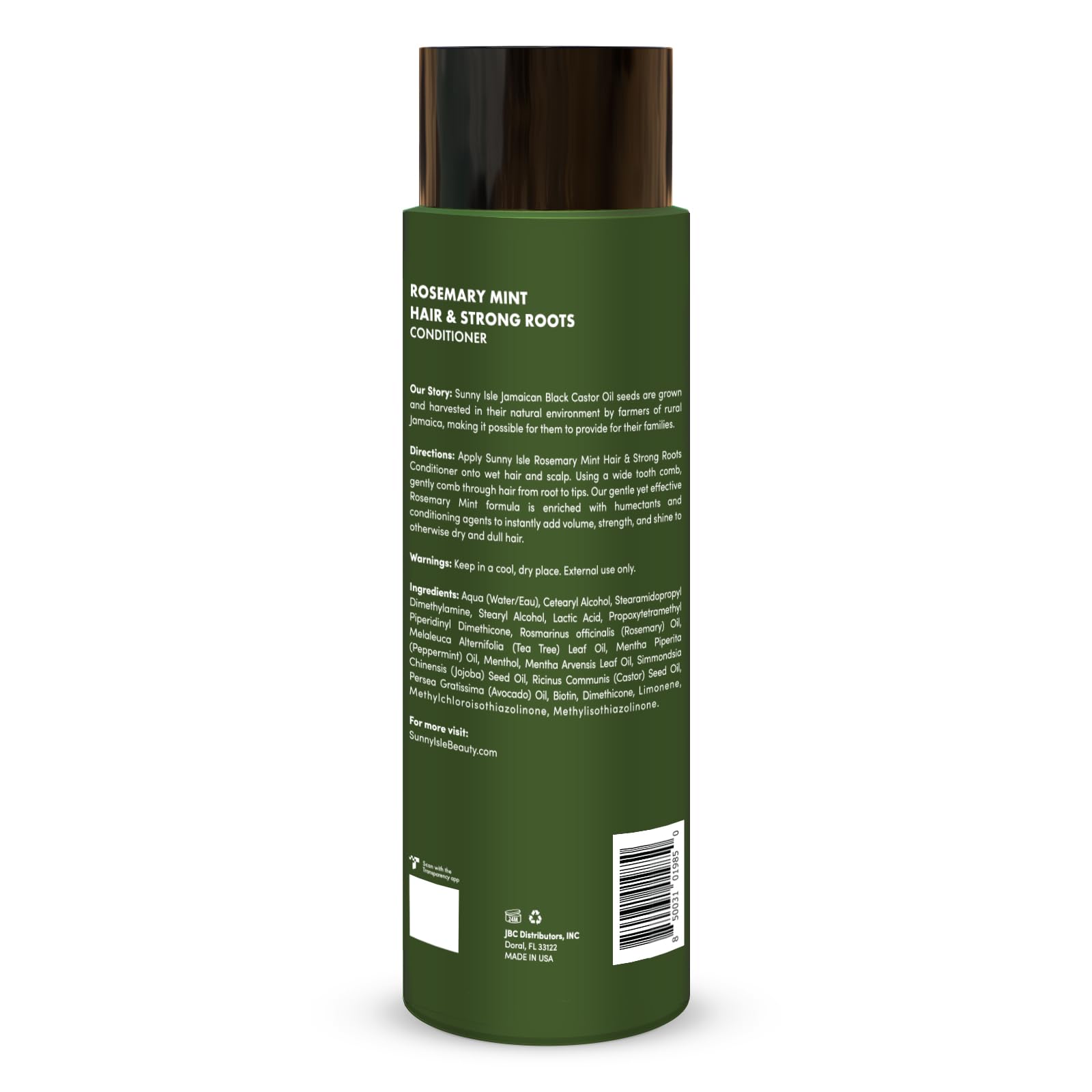 Sunny Isle: parfum menthe frais lors de l’application.