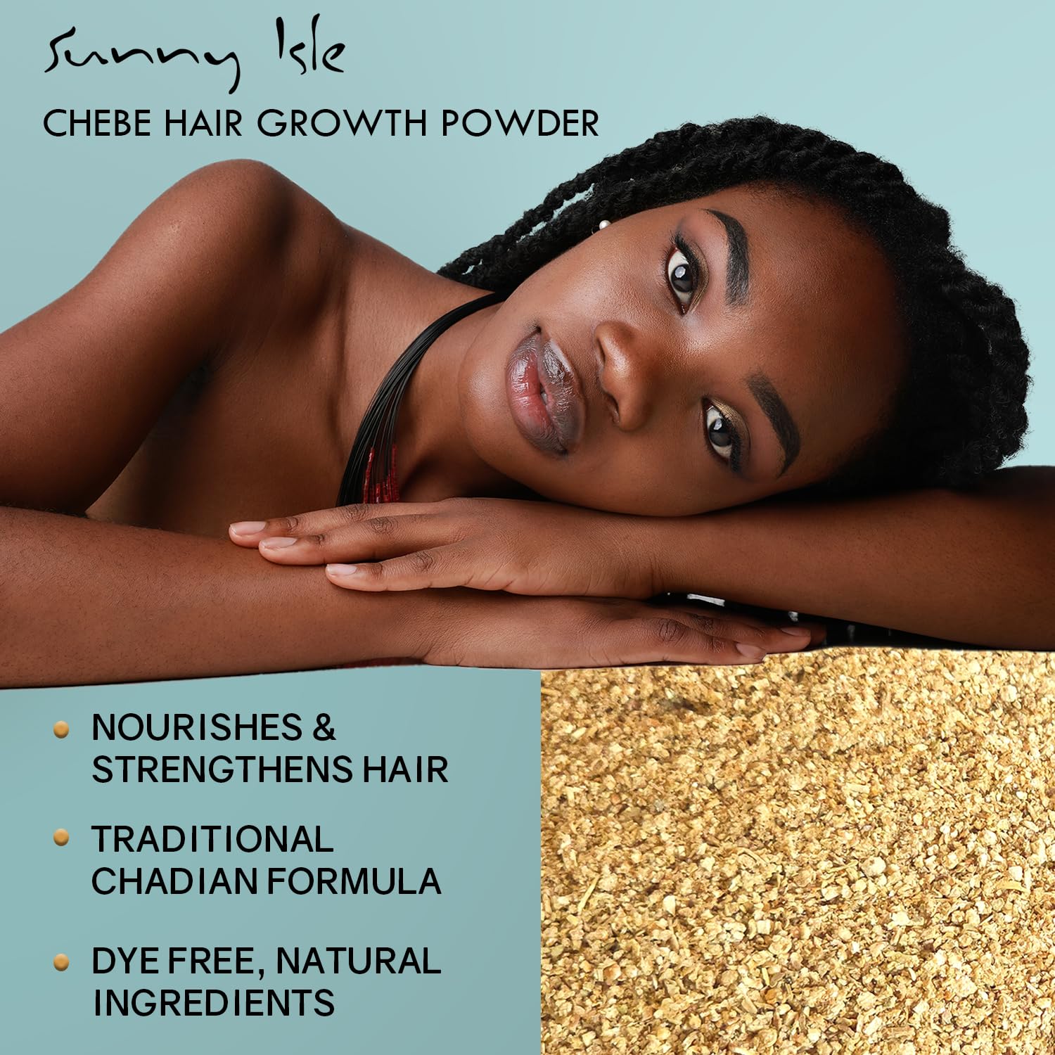 Sunny Isle Huile Ricin Noire Jamaïcaine – nourrissante et fortifiante pour les cheveux.