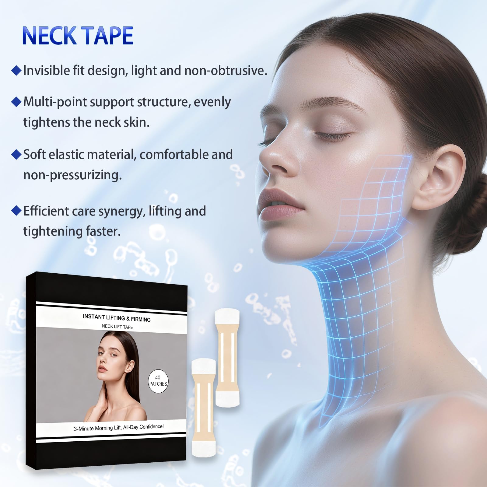 Sunnydeer bandes levage cou – confort respirant pour une utilisation prolongée