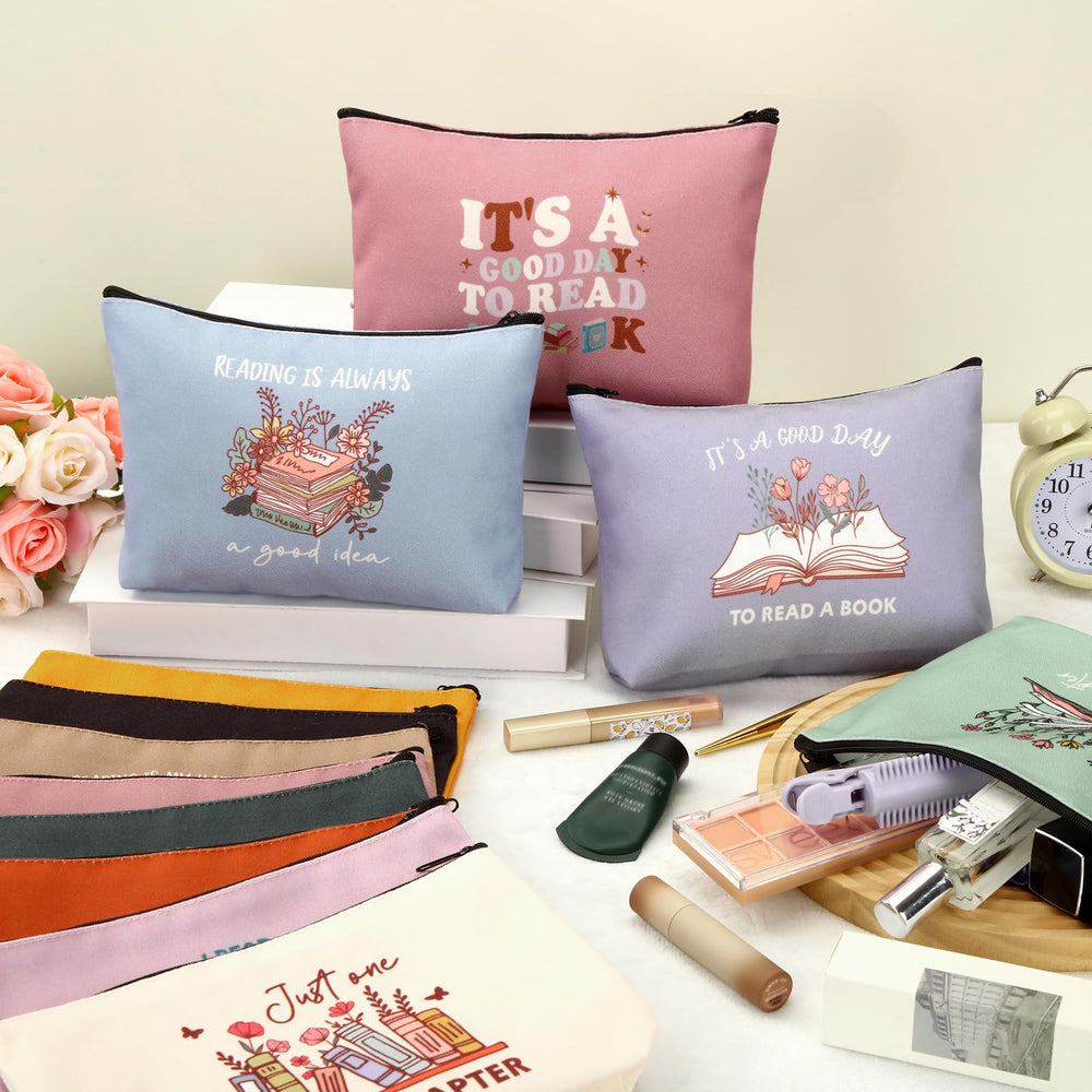 Sunnymove paquet de 12 sacs livre, cadeau idéal pour clubs de lecture.
