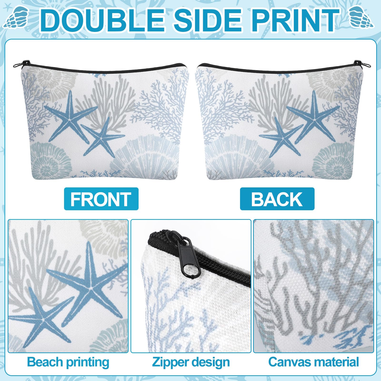 Sunnymove sac bord-de-mer conque, pochette robuste ideale pour voyager leger