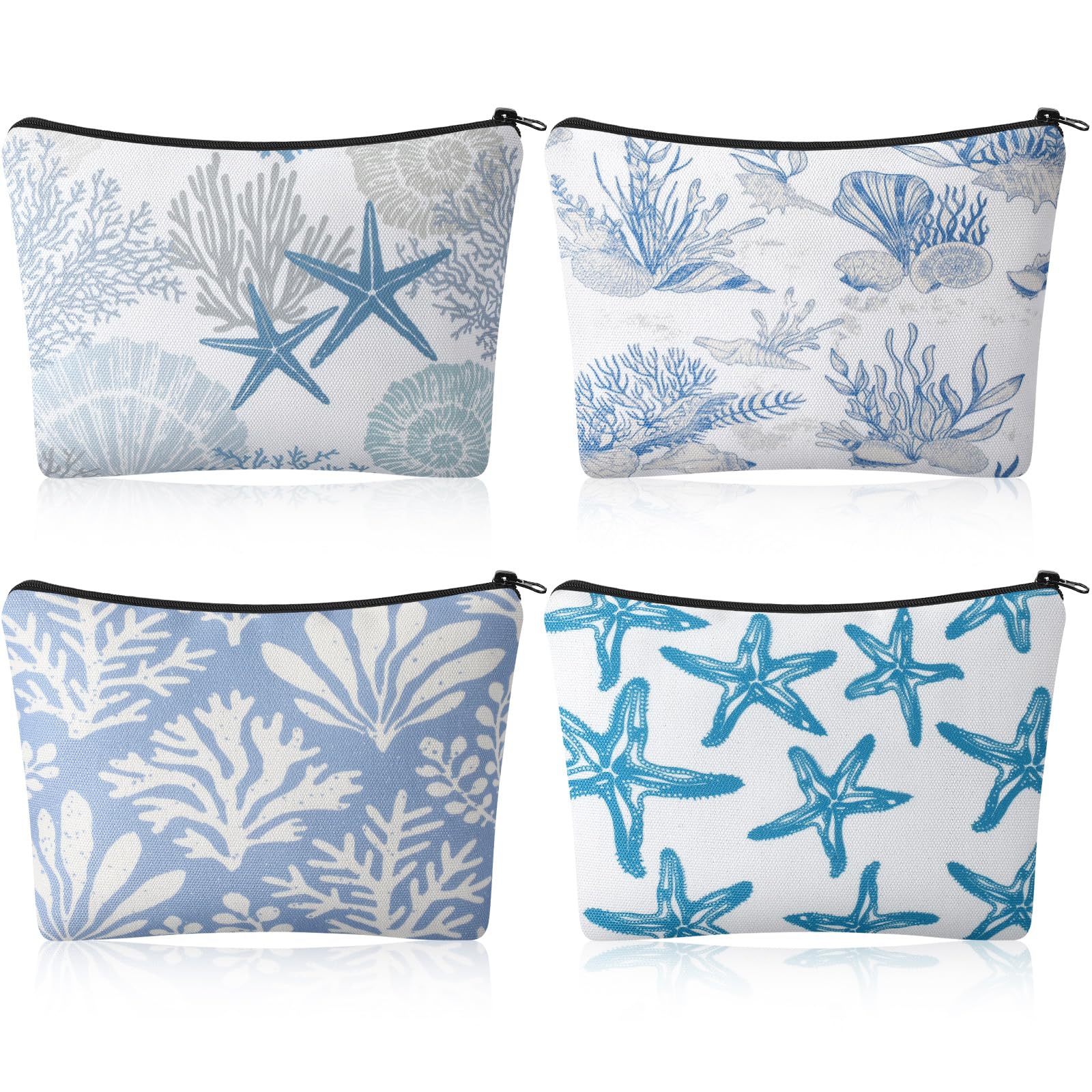 Sunnymove sac bord-de-mer etoile-de-mer, pochette pratique pour maquillage en voyage