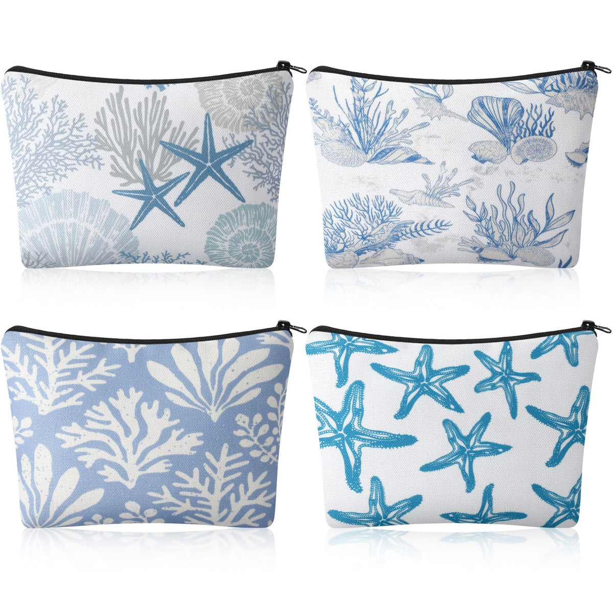 Sunnymove sac bord-de-mer etoile-de-mer, pochette pratique pour maquillage en voyage