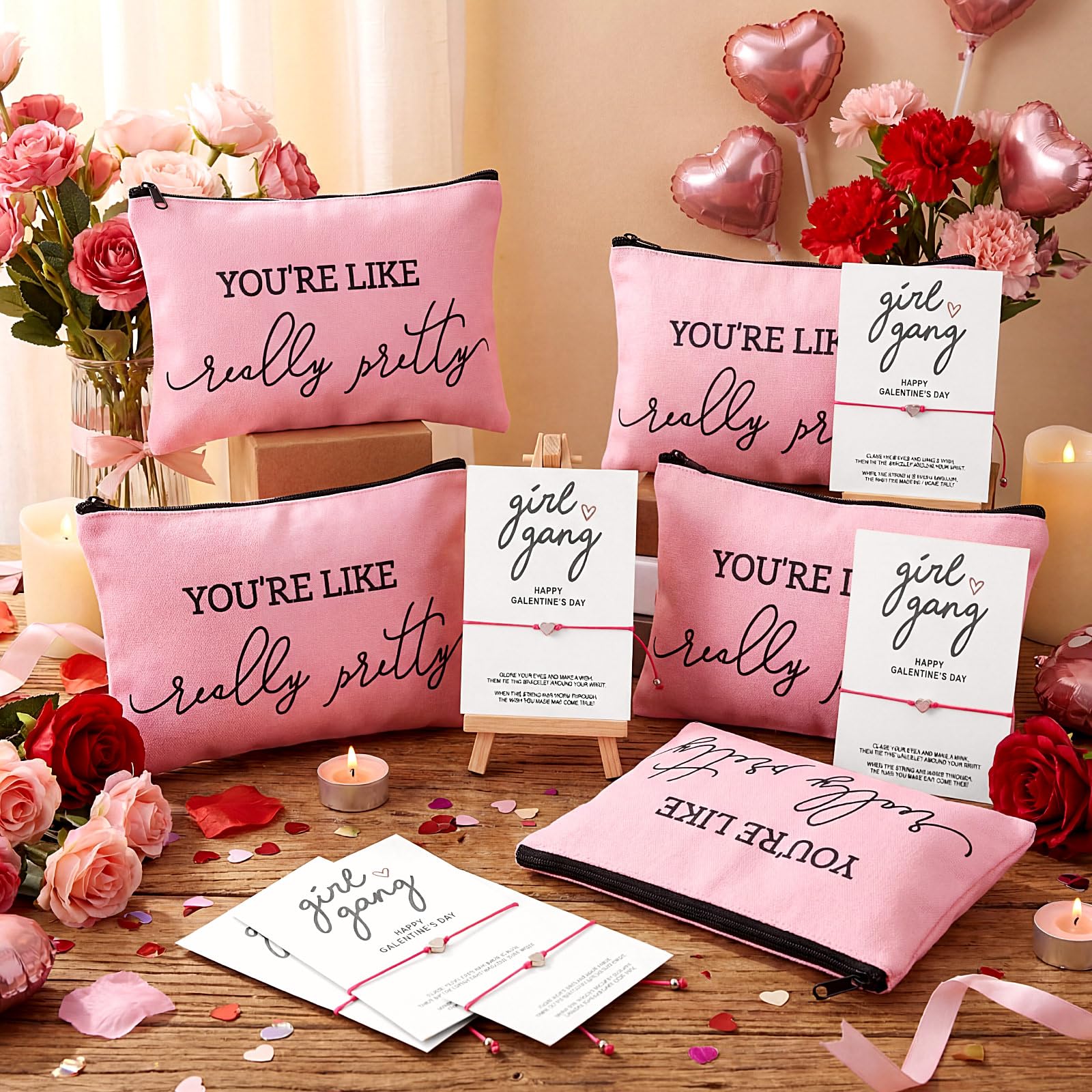 Sunnymove sacs maquillage dimensions 8,5 x 6 pouces pour l'essentiel.