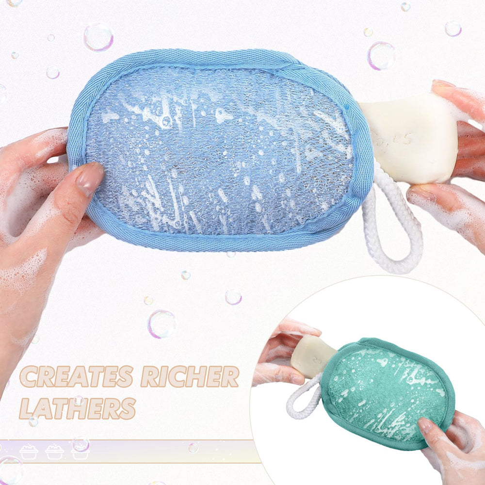 Sunnyray matériaux nylon polyester éponge terry assurant durabilité et douceur d'exfoliation.