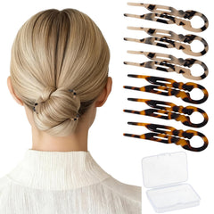 Sunolga pince-cheveux incurvee: ensemble de six pour un maintien fiable toute la journée.